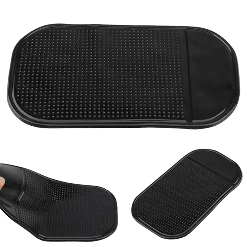 [BISA COD] Dudukan Sticky pad anti slip dashboard HP koin kartu mobil -Phone Holder-Tempat HP Koin Mobil