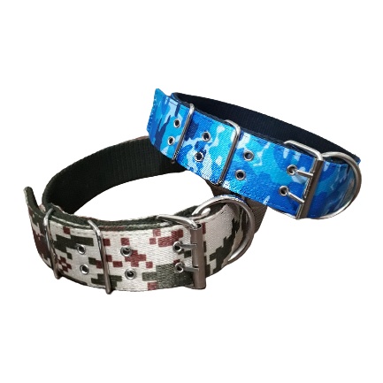 DOG COLLAR KALUNG MOTIF ANJING RAS BESAR Doubel Lubang