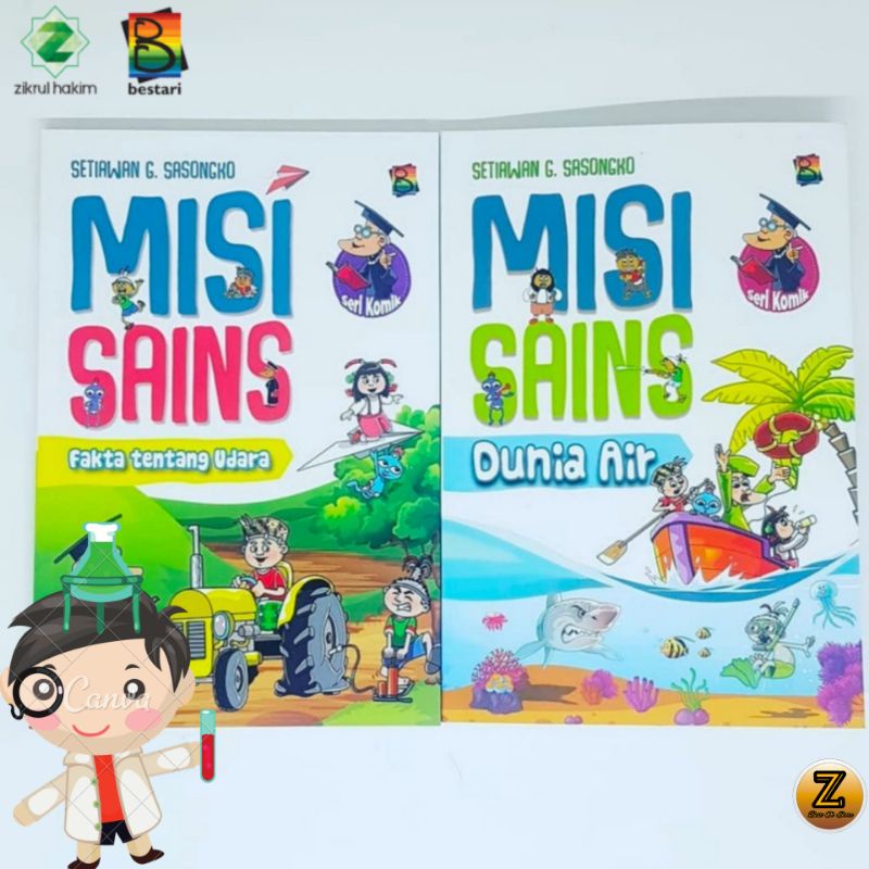 MISI SAINS - Buku Pengetahuan Anak - Komik Anak - Ensiklopedi Anak Umum