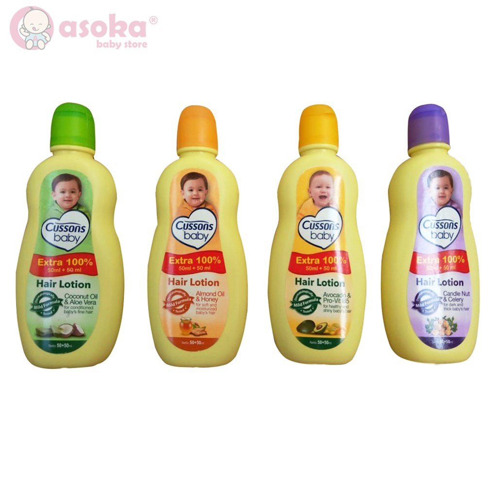 Cussons Baby Hair Lotion 50ml + 50ml ASOKA