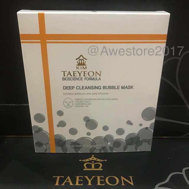 KIM TAEYEON BioScience Formula Deep Cleansing Bubble Mask Masker Korea