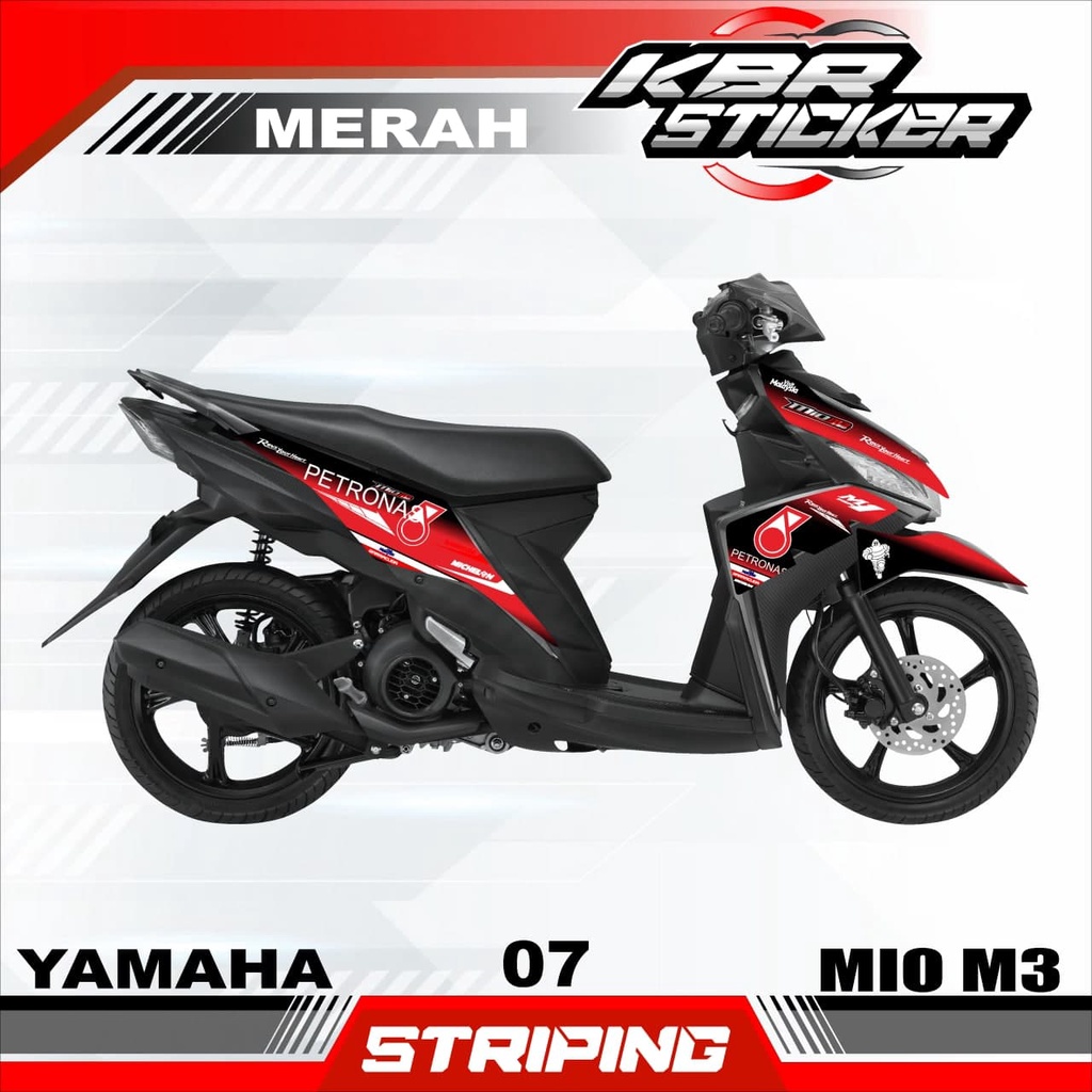 (cod) Striping Variasi Mio Z / Mio M3 -Mio 125 Stiker Sticker Skotlet Motor 07