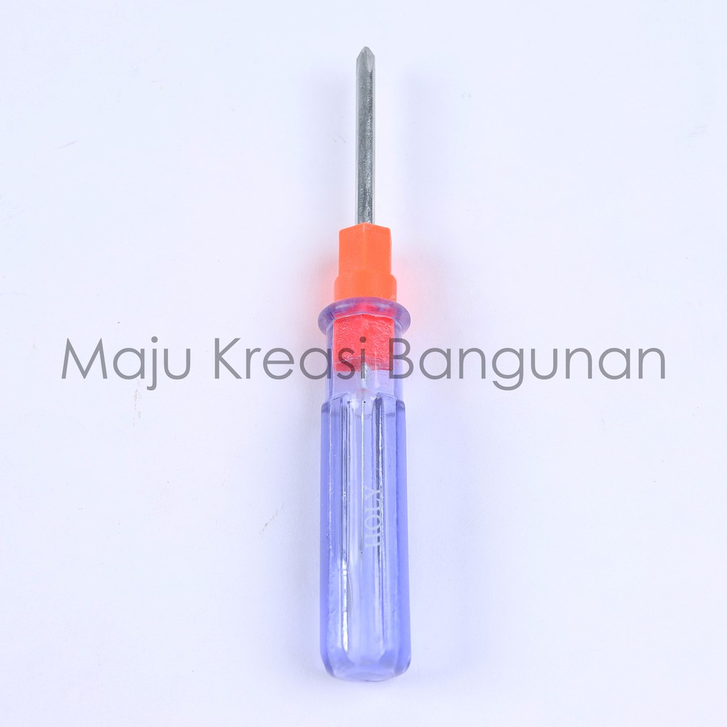 Obeng Bolak Balik Plus Minus Transparan Amerika USA Ukuran 4 Inch Inci 4Inch 4Inci 4&quot;