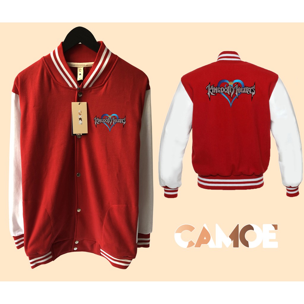 Jaket Varsity baseball premium desain games kingdom heart