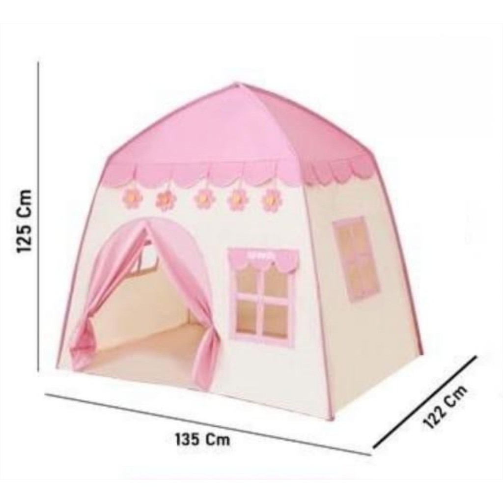 Barnik88 Tenda Anak Model Rumah Tenda Bermain Anak Princess Castle Indoor Outdoor/Mainan Mandi Bola