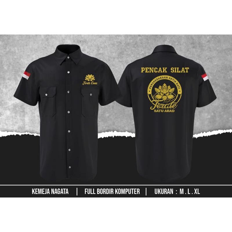 KEMEJA PSHT SATU ABAD KEMEJA TERATE EMAS KEMEJA SH TERATE KEMEJA DISTRO TERATE EMAS KEMEJA SETIA HAT