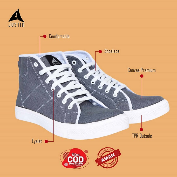 sepatu casual pria murah,sepatu sneakers cowok JY16