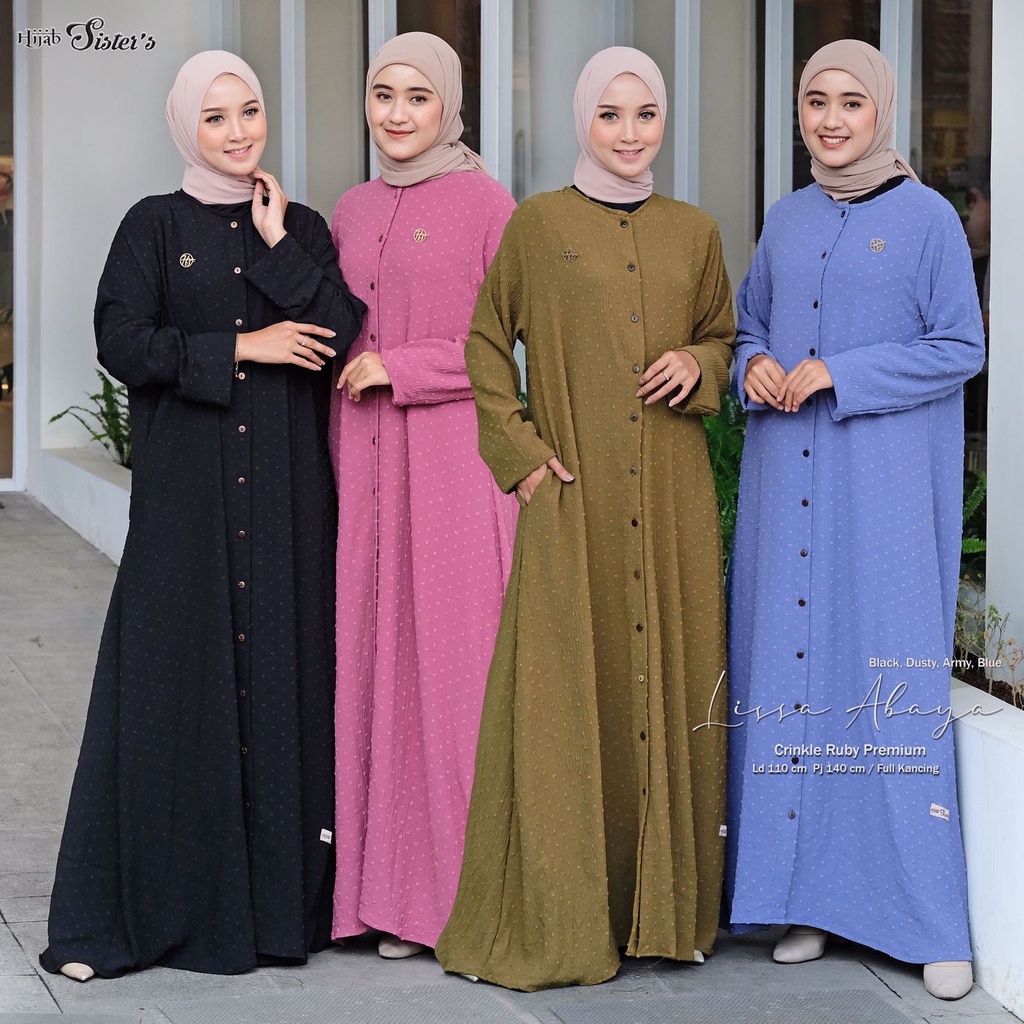 LISSA ABAYA GAMIS ORI BY HIJAB SISTERS