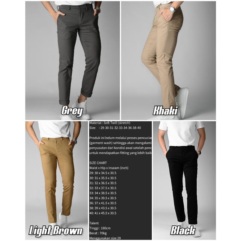 Chinos Pants by Male.id