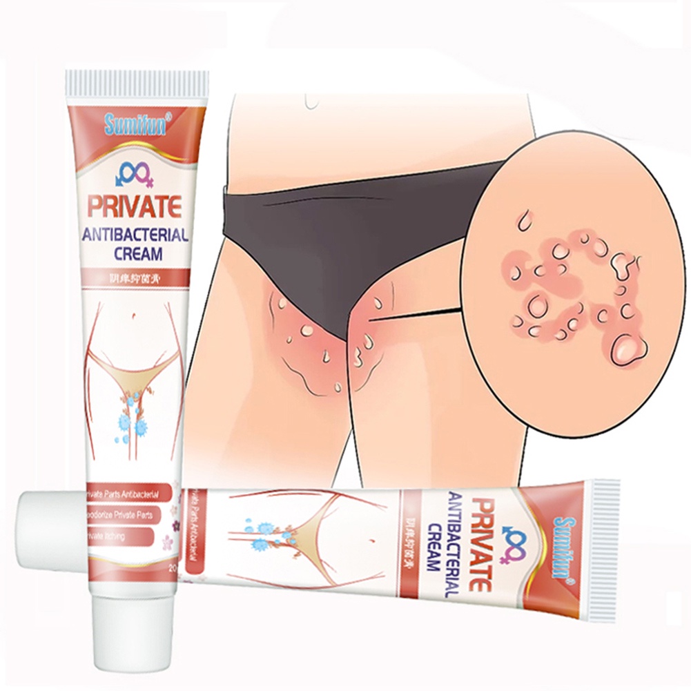 Efektif Krim Ketiak Perawatan Kebersihan Kulit Menghilangkan Bau Krim Antibakteri Pruritus Dermatitis Herbal Salep Anti-gatal Private Antibacterial Cream