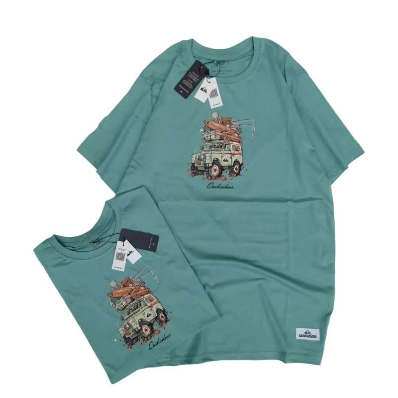 Kaos Surfing QUIKSILVER - Creepycloth | Super Premium | Cotton Combed 30s Reaktif | Kaos Unisex | Ba