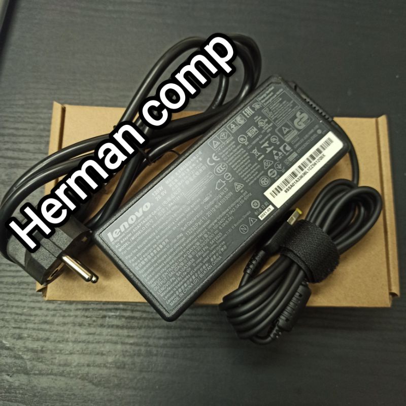 Original Charger/Adaptor PC ALL IN ONE LENOVO 20V 6A 120W USB Kotak