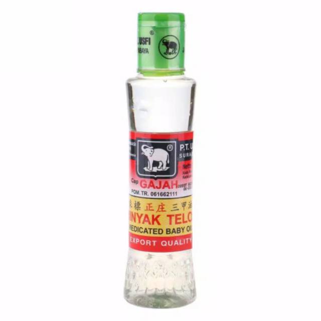 Minyak telon / minyak kayu putih cap gajah 60 ml, 120 ml 180 ml asli (ready)