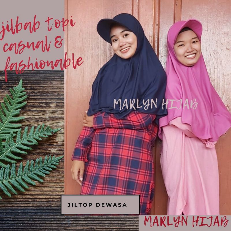 HIJAB topi sporty /jilbab topi dewasa jilbab olahraga/jilbab kaos