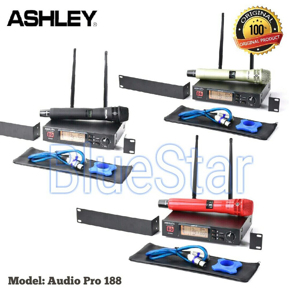 Jual  Mic Wireless Ashley Audio Pro 188 Original Ashley PRO188  Limit