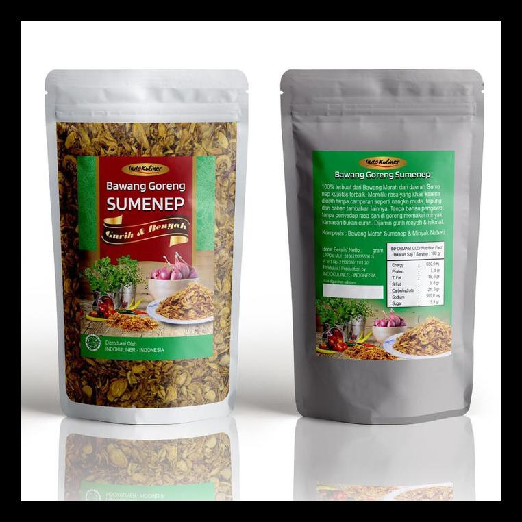 

PROMO! BUY 1 GET 1 BAWANG GORENG SUMENEP 175 GRAM INDOKULINER TERMURAH