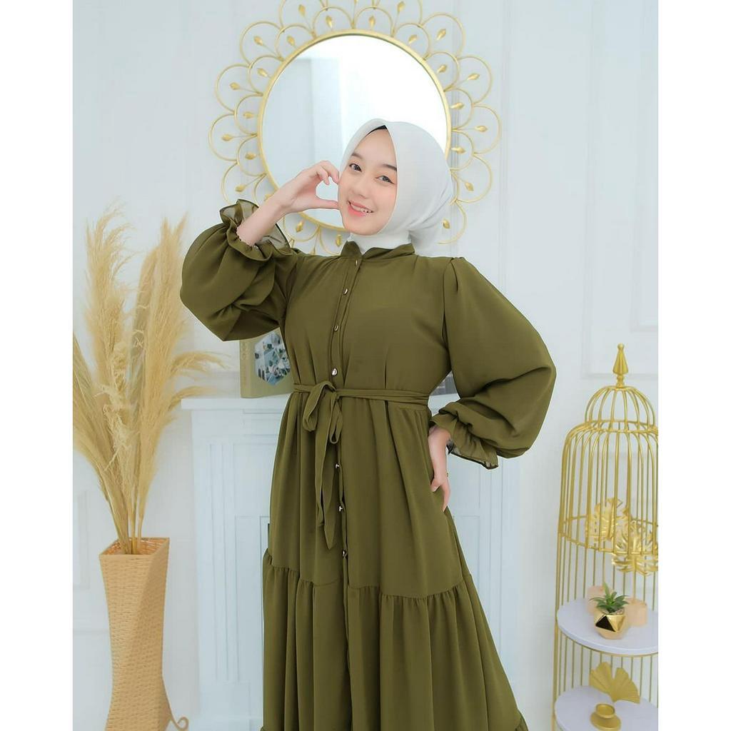 LIMITED - MARYAM DRESS GAMIS ELEGAN WANITA CERUTY BABYDOLL PREMIUM