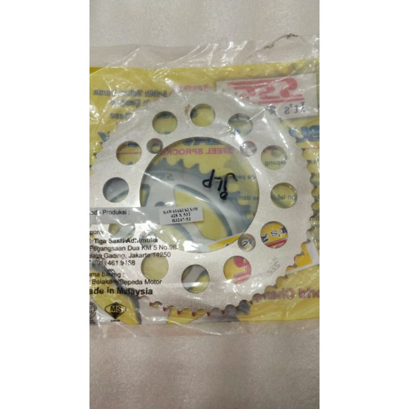 GEAR BELAKANG | GIR BELAKANG KAWASAKI  KLX 150  428*53  SSS