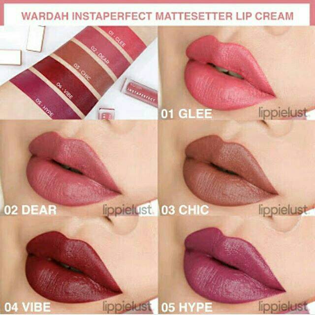 Wardah instaperfect mattesetter lip cream