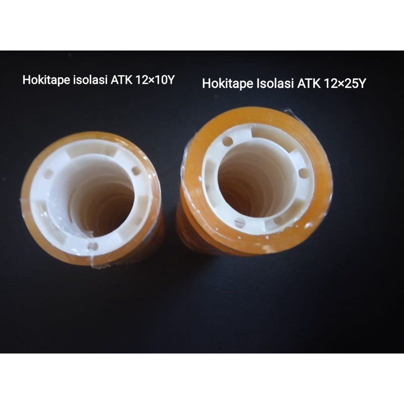 

12pcs (1slop) Isolasi 12x10y, 12x25y Atk Stationary Tape Lakban Kecil Berkualitas