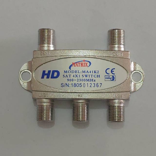Diseq Diseqc Switch 4×1 4x1 Matrix 4 LNB 1 RECEIVER