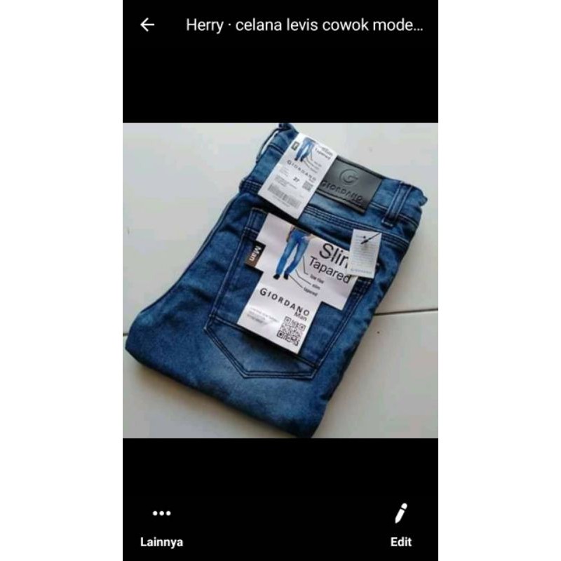 celana levis model pensil
