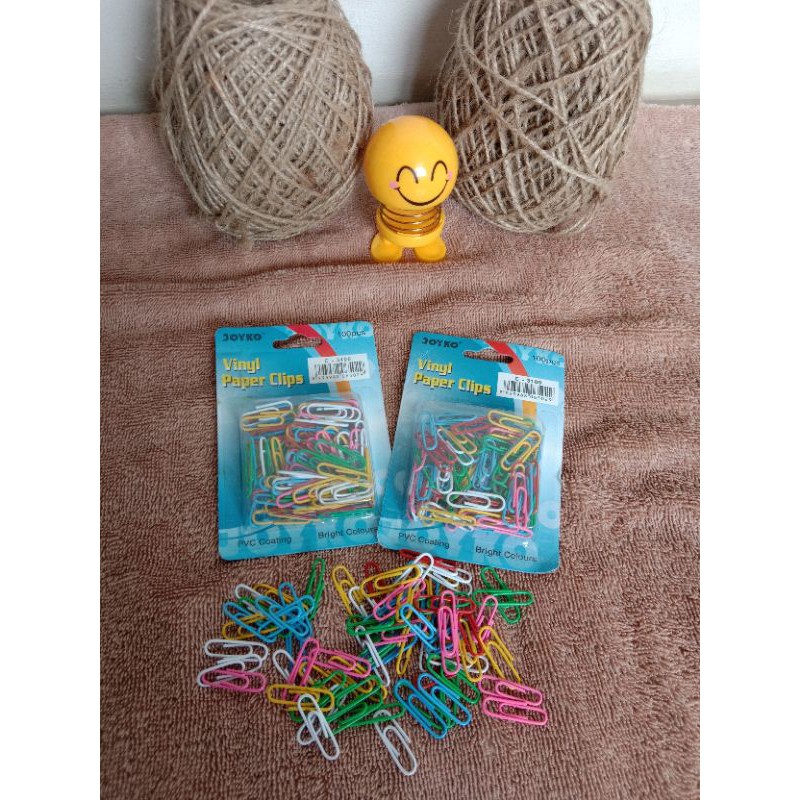 

paper clip joyko / peper clip warna warni joyko / trigonal clip