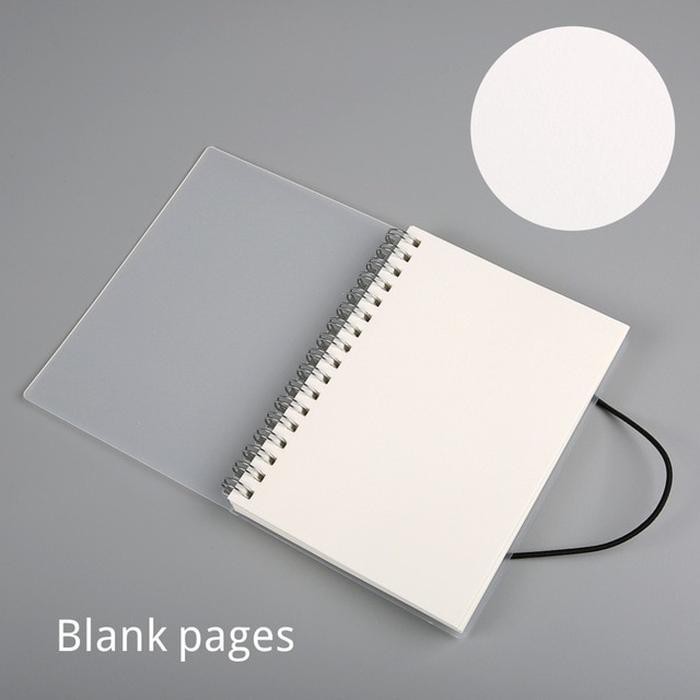 

JIANWU Buku Binder Catatan Jurnal Harian Notebook Format Blank Page Ukuran A5 - S2526 - White