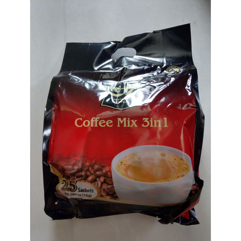 

Trung Nguyen G7 Instant 3 in 1 Coffee Mix - 20 /50 sachet
