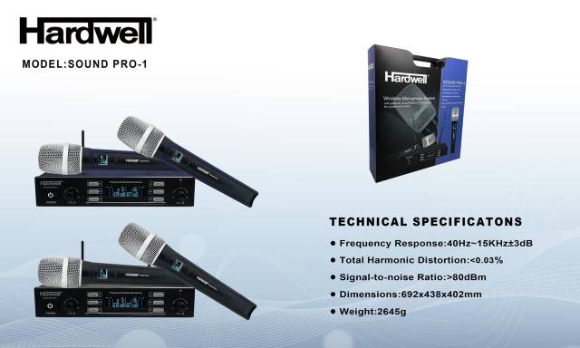 Mik wireless hardwell sound pro1 original resmi.