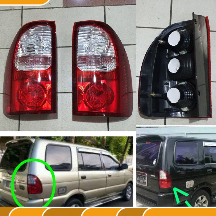 Lampu stop REM BELAKANG MOBIL ISUZU PANTHER Phanter new KAPSUL / TOURING KRISTAL DIAMOND Variasi_Mot