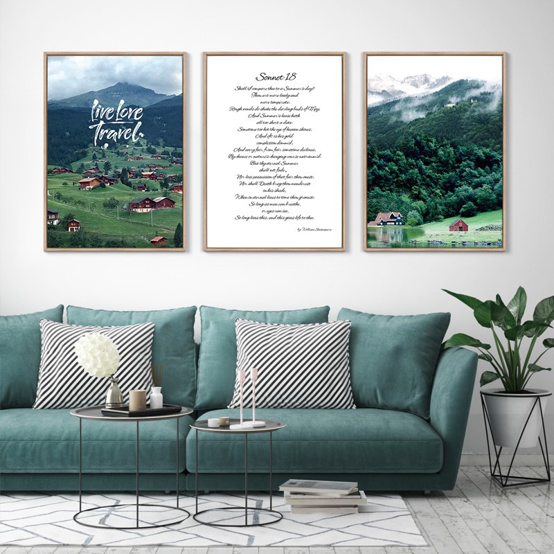 Kepribadian kreatif lukisan dekoratif, Kamar tidur ruang tamu balkon hiasan dinding lukisan