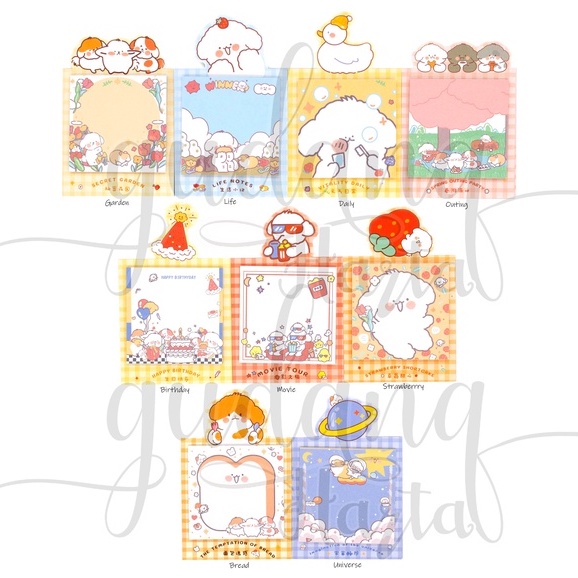 

Sticky Notes Duduk Mini Lucu Notes Planet Movie Birtday DIY Scrapbook GH 301220