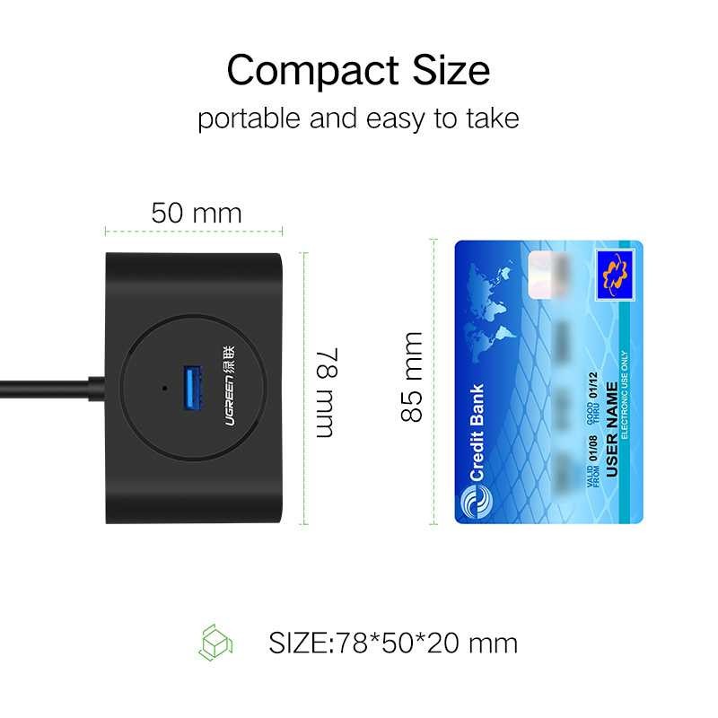 Termurah ! UGreen USB Hub 4 Port USB 3.0 - 20290