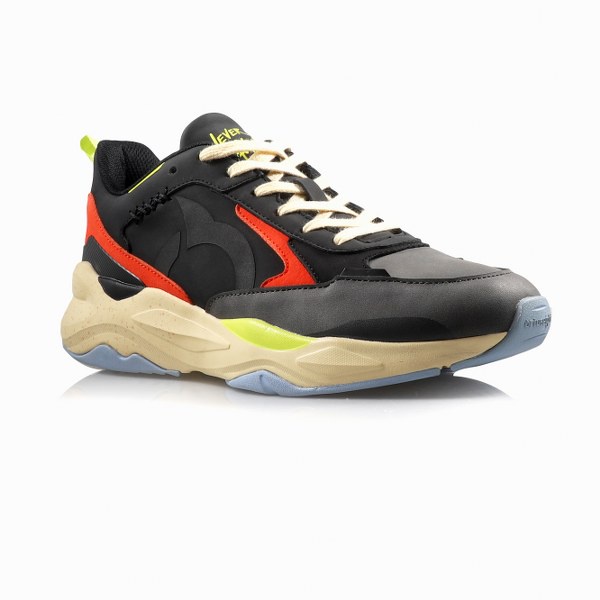 Sepatu Sneakers Ortuseight x Never too Lavish 'RHEIN' - Hitam - 44