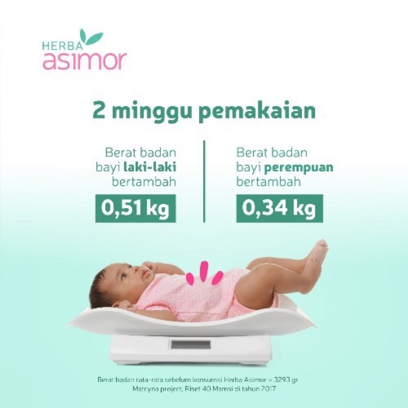 Herba Asimor Asi Booster Pelancar Asi Bayi Ibu Menyusui Herbal Kapsul Menyembuhkan Luka Pasca Melahirkan