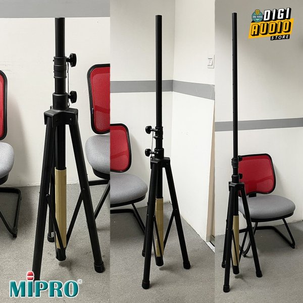 Tripod Stand Speaker Monitor Aktif & Pasif MIPRO MS-70 - Bahan Kuat Full Besi - Tiang Speaker