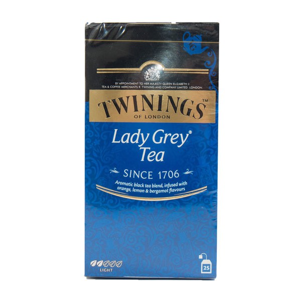 

TWININGS Teh Lady Grey 25 x 2 g