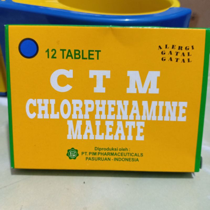 CTM obat alergi gatal gatal isi 12 tablet / obat CTM