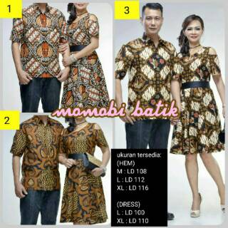 Sarimbit Batik Family Baju Couple Keluarga Dress Hem Atasan Baju Anak Murah Solo Marsya