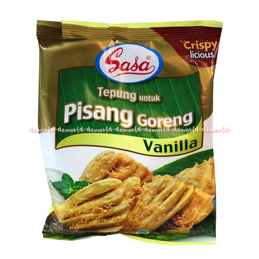 Sasa Tepung Pisang 225gr Menghasilkan Makanan Yang Lezat Dan Crispy