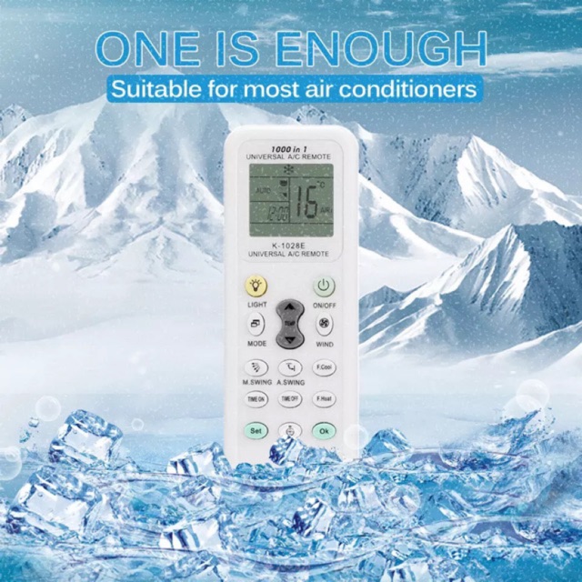 remote ac universal 1000 in 1 chunghop ready original ori sharp daikin aux