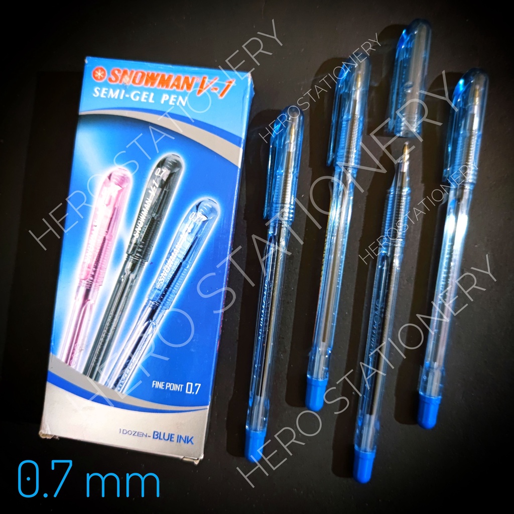 

Snowman ballpoint pen pena V1 . 12 unit