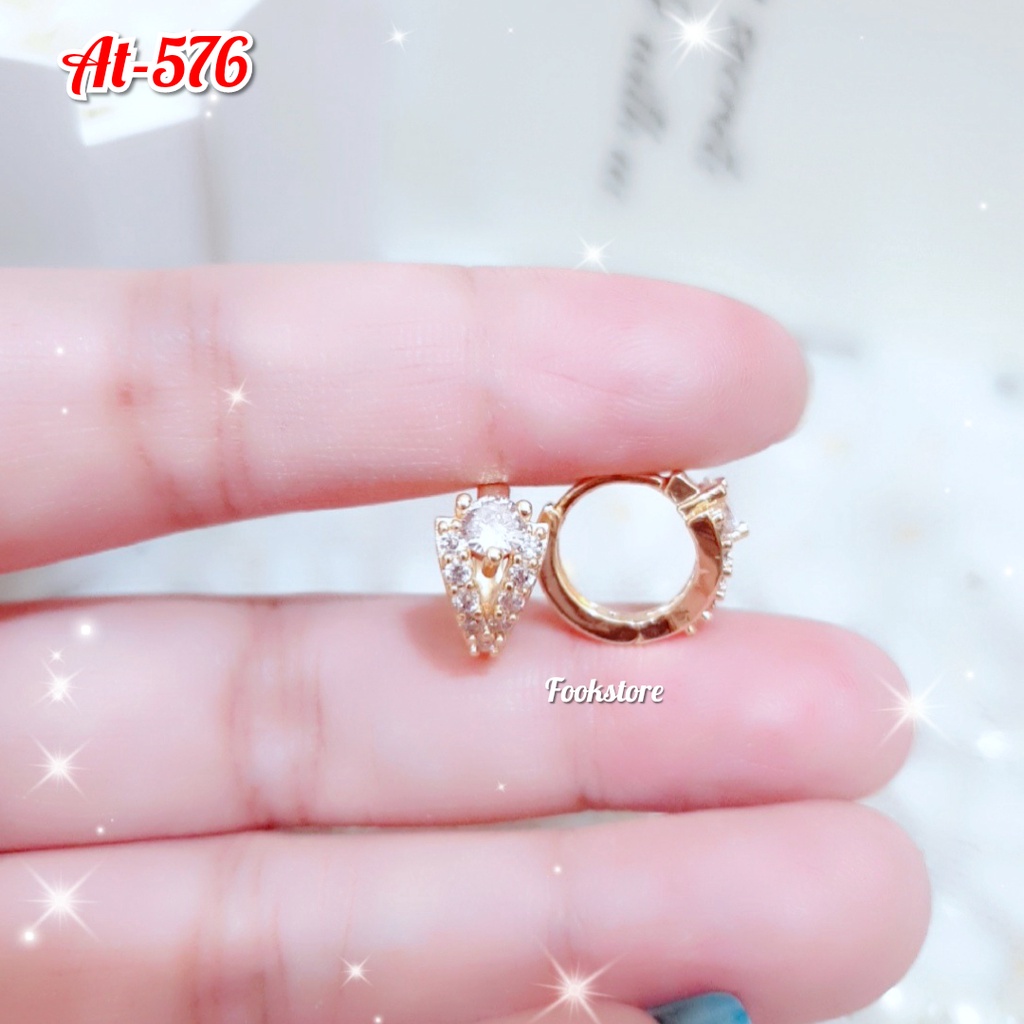 TERLARIS ANTING wanita xuping GOLD/ANTI ALERGI-AT-576