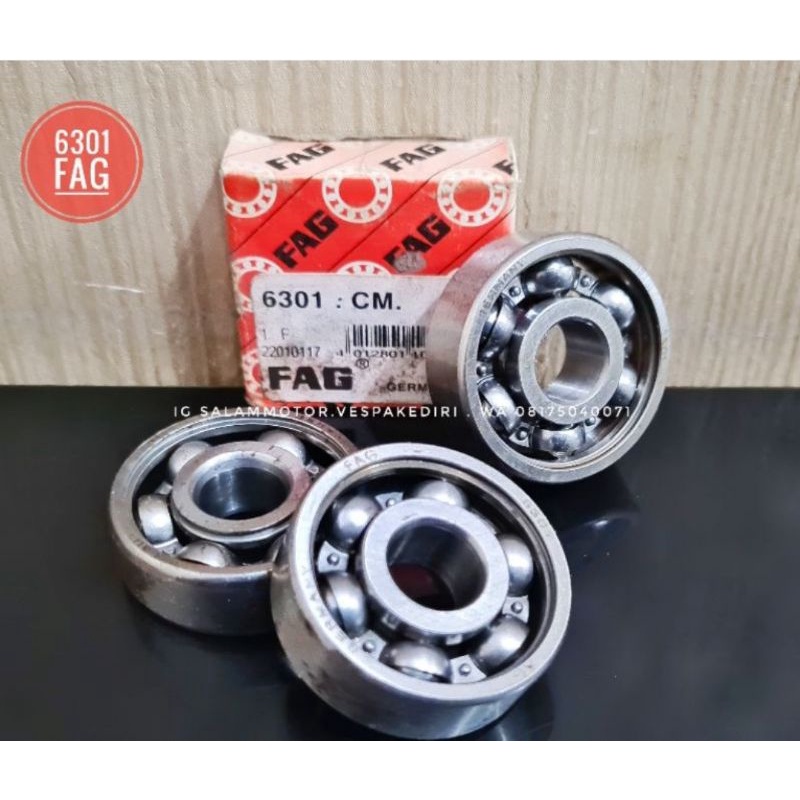 laher bearing 6301 FAG germany NOS