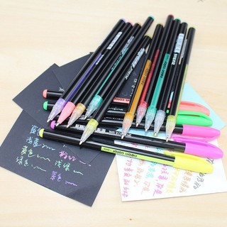  Bayar Di Tempat 48Pcs Pulpen Gel Warna Pastel Neon 