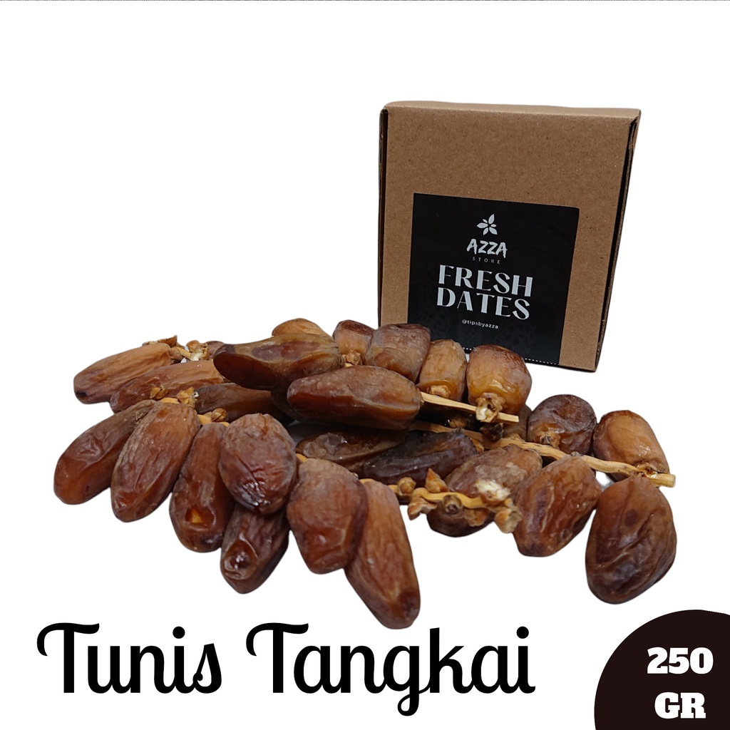 [250Gr] Kurma Tunisia Tangkai Kering 250 Gram