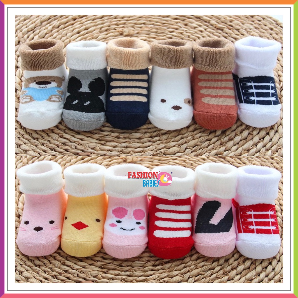 ❤ Fashionbabies ❤ KAOSKAKI BAYI LIPAT TEBAL / KAOS KAKI IMPORT