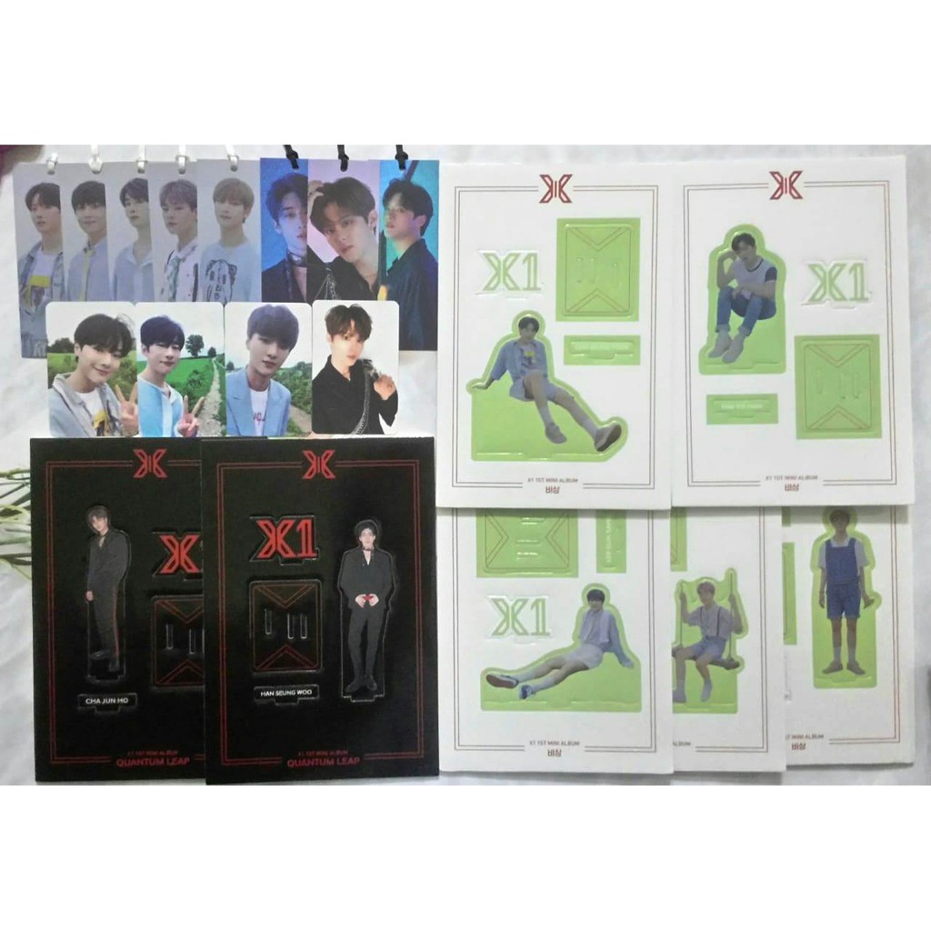 X1 Yohan Seungyoun Seungwoo Wooseok Junho Hangyul Eunsang Dohyon AR PC Photocard Standee Bookmark