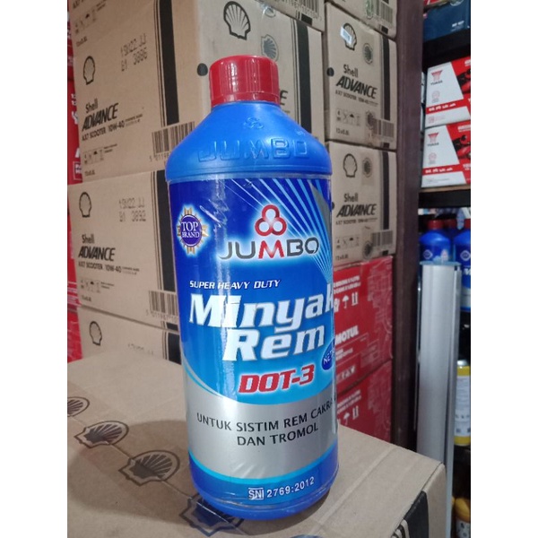 MINYAK REM JUMBO DOT3 946 ML, UNTUK SISTEM REM CAKRAM DAN TROMOL